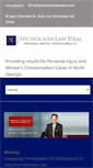 Mobile Screenshot of nicholsonlawyers.com